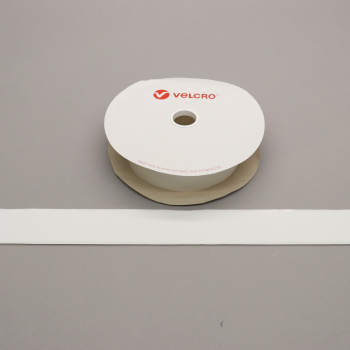 VELCRO® Brand PS30 Stick-on 50mm tape WHITE HTH830 low profile HOOK 25mtr roll