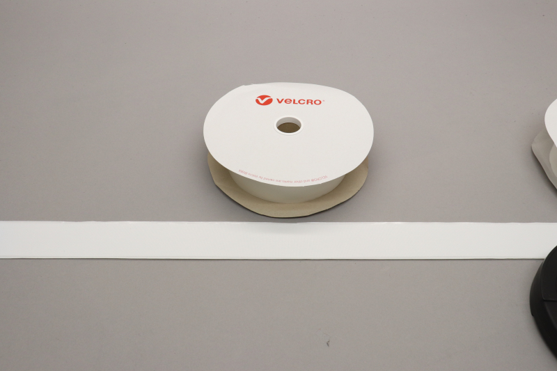 VELCRO® Brand PS30 Stick-on 50mm tape WHITE HTH830 low profile HOOK 25mtr roll
