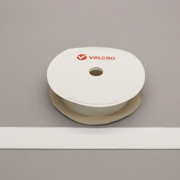 VELCRO® Brand PS30 Stick-on 50mm tape WHITE HTH830 low profile HOOK 25mtr roll