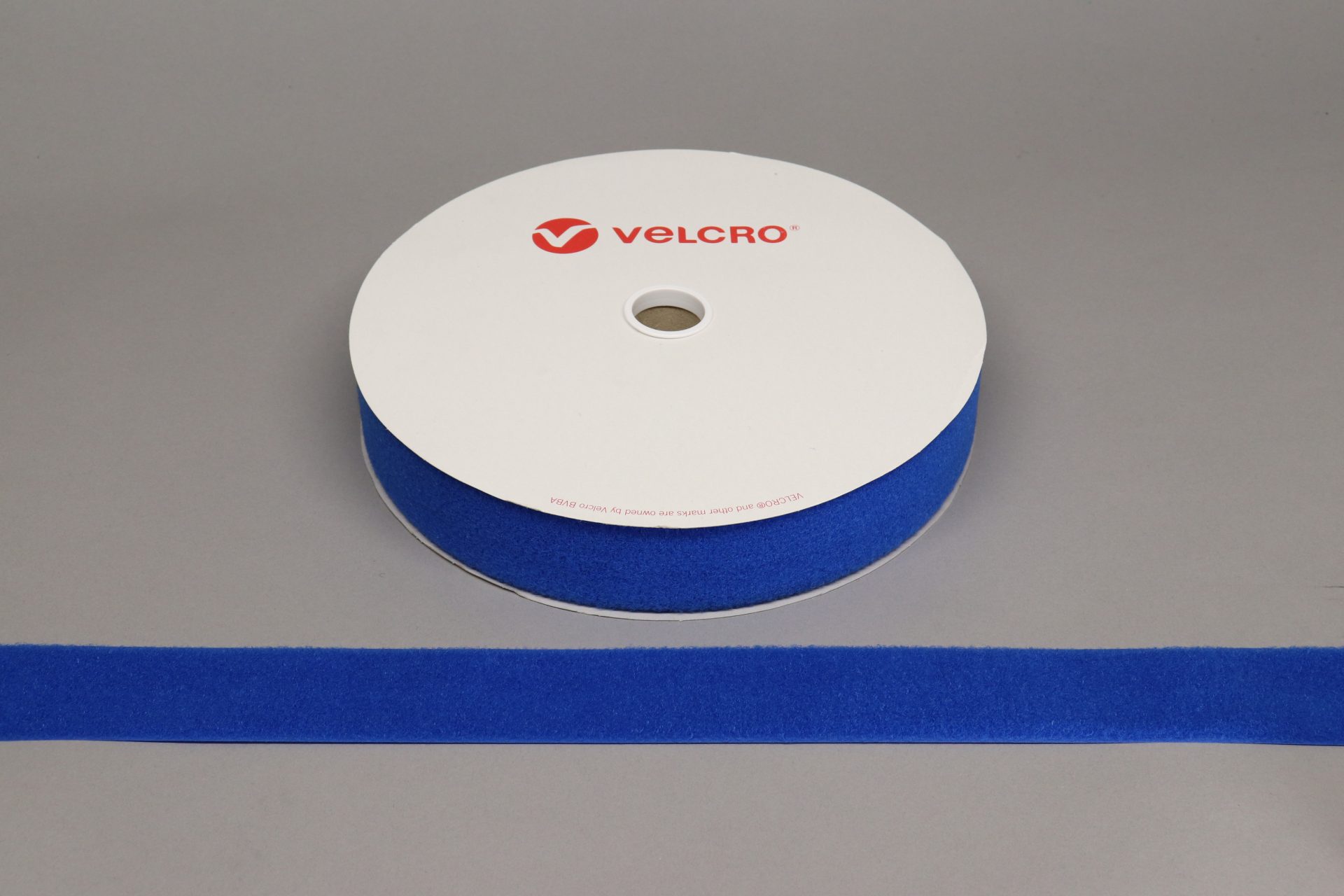 Blue shop velcro tape
