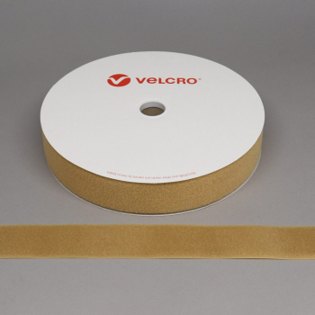 VELCRO® Brand Sew-on 50mm tape BEIGE LOOP 25mtr roll