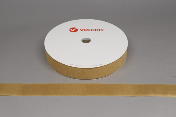 VELCRO® Brand Sew-on 50mm tape BEIGE LOOP 25mtr roll