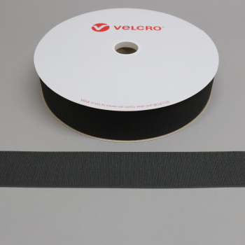 VELCRO® Brand Sew-on 50mm tape DARK GREY HOOK 25mtr roll