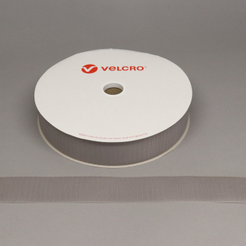 VELCRO® Brand Sew-on 50mm tape LIGHT GREY HOOK 25mtr roll