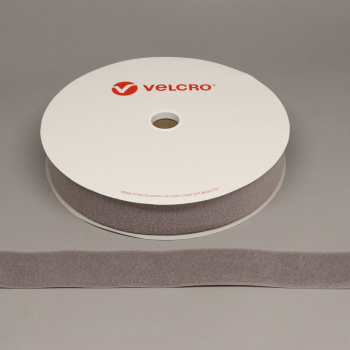 VELCRO® Brand Sew-on 50mm tape LIGHT GREY LOOP 25mtr roll