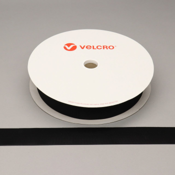 50-Metre Roll of VELCRO® Brand Sew-On 50mm Black HTH805 Hook Tape