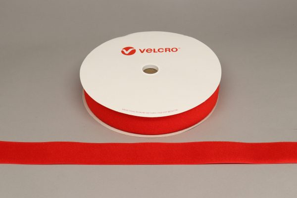 VELCRO® Brand Sew-on 50mm tape RED LOOP 25mtr roll