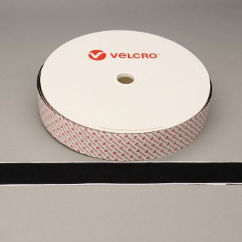 VELCRO - VELCRO Brand Heavy Duty Stick On Hook & Loop Tape - Black 50mm x  2.5m 