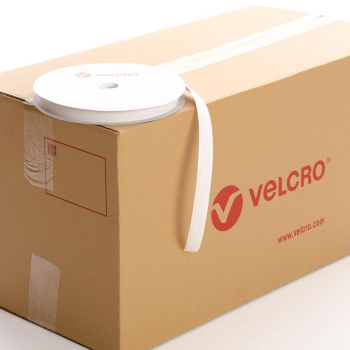VELCRO® Brand PS18 Stick-on 20mm tape WHITE HOOK case of 42 rolls