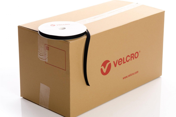 VELCRO® Brand Sew-on 20mm tape BLACK LOOP case of 51 rolls