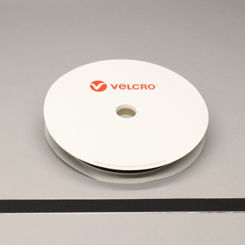 25mtr roll 25mm PS30 VELCRO® VEL-LOC® tape BLACK Hook