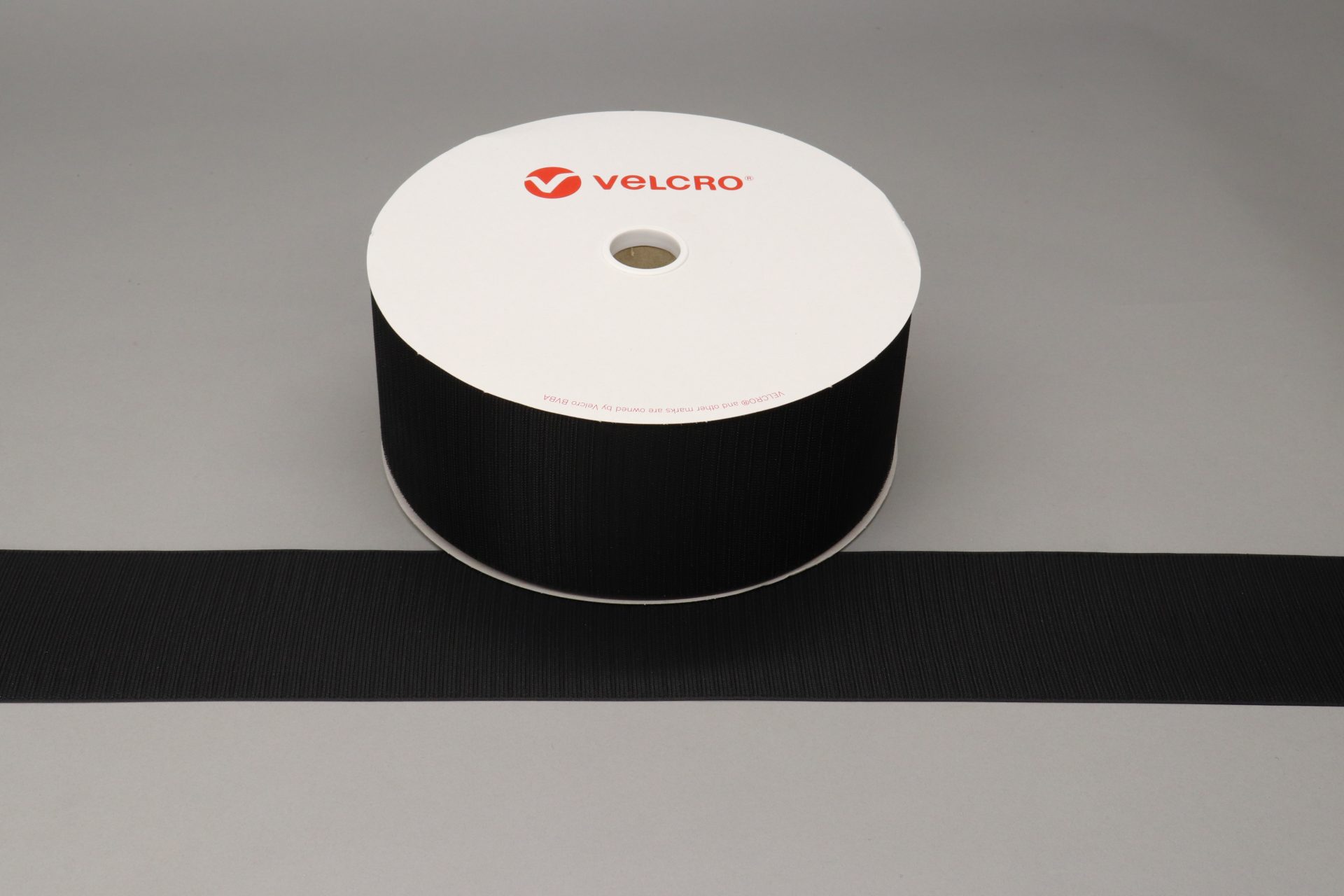 VELCRO 1005-AP-PB/L Black Nylon Woven Fastening Tape, Sew-On Loop Only,  Standard Back, 1-1/2 Wide, 30' Length
