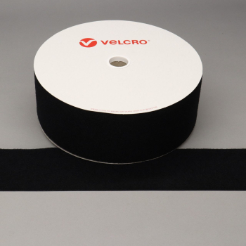 VELCRO® Brand Sew-On 100mm FR Tape Black Loop 25mtr Roll