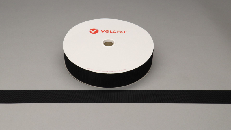 VELCRO® Brand Sew-On 50mm FR Tape Black Hook 25mtr Roll