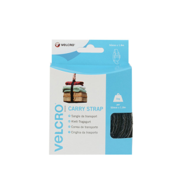 VELCRO® Brand Carry strap 1.8m x 50mm BLACK