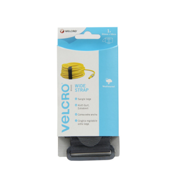 VELCRO® Brand Wide strap 92cm x 50mm BLACK