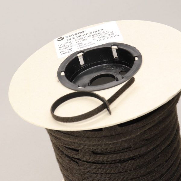 GENUINE VELCRO BRAND® ONE WRAP CABLE TIES 200mm 300mm HOOK & LOOP STRAP BLACK 
