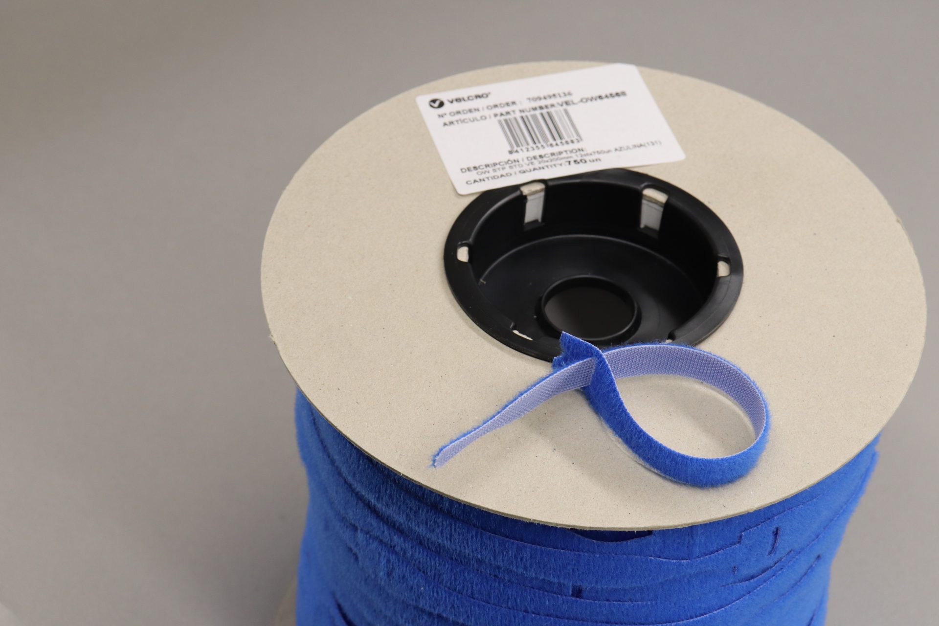VELCRO BRAND CABLE TIES RE-USABLE ONE WRAP® 20mm x 200mm BLUE CABLE MANAGEMENT 