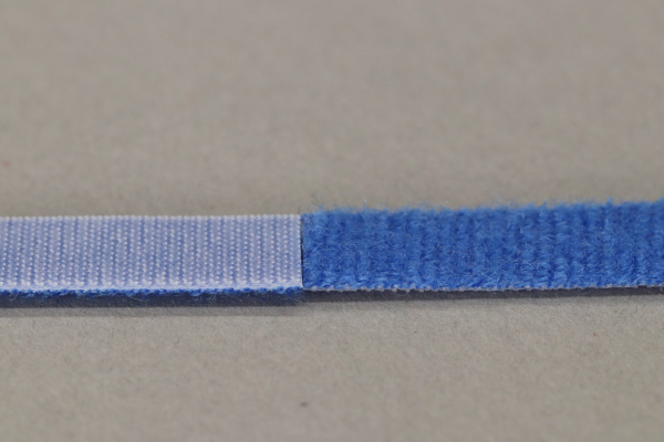 Blue shop velcro tape