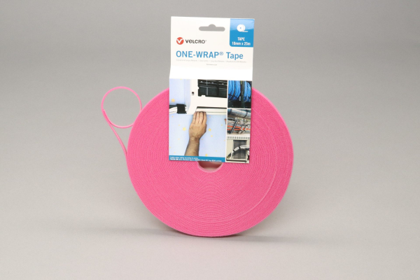 VELCRO® Brand One-Wrap® Tape Pink